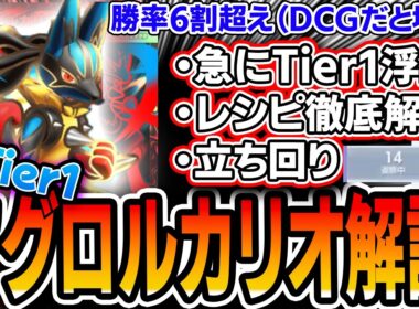 【突如現れたTier1】新生〝アグロメガルカリオデッキ〟でありえないほど爆勝ちしているので詳しいデッキ徹底解説をしていきます。アグロデッキ構築の参考にどうぞ【ポケポケ】