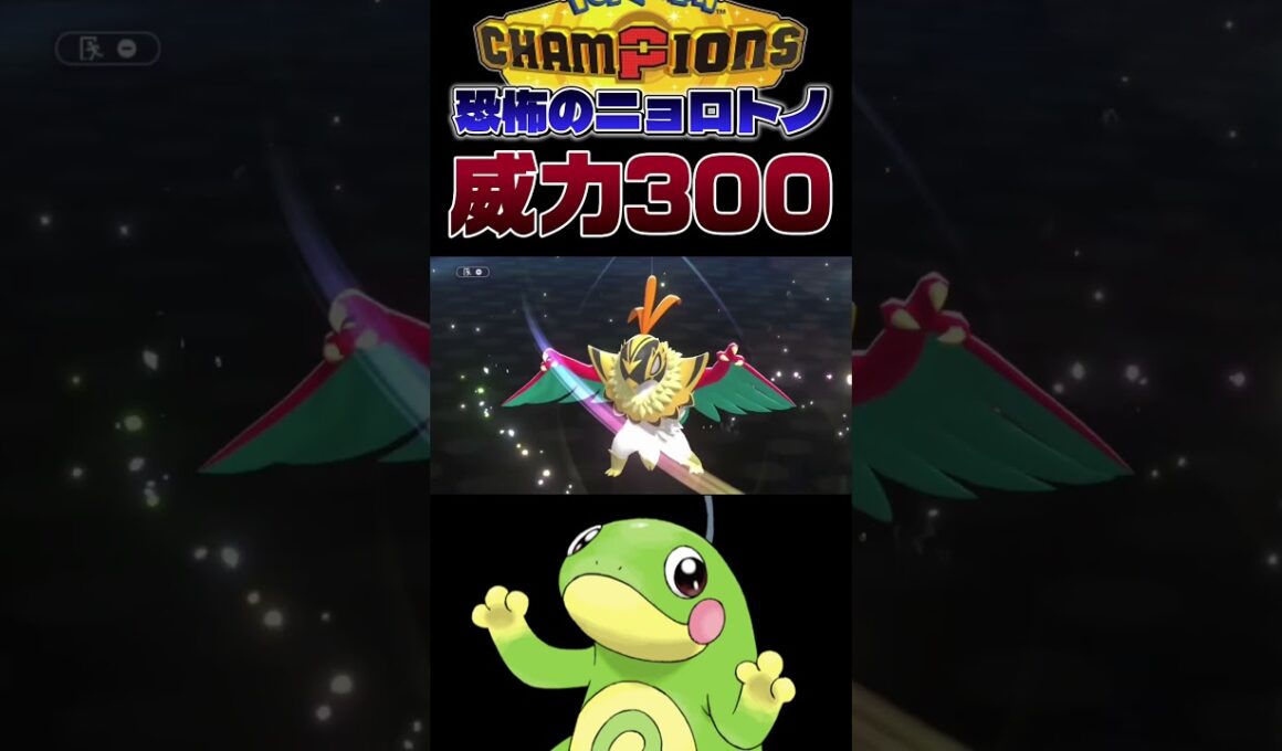 【恐怖】アタッカーニョロトノでまさかの3タテ!? #shorts #切り抜き #ポケモン #ポケモンチャンピオンズ #ポケットモンスター #pokemon