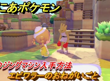 ぽこあポケモン　エビワラーのおねがいごと　ダウジングマシン入手方法　＃４４　【ぽこポケ】