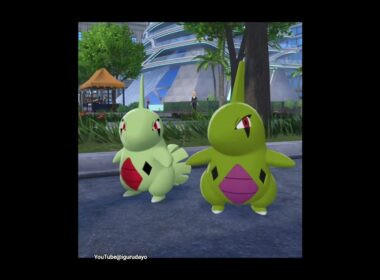 ヨーギラス達の色違い比較✨Tyranitar shiny  #ポケモンza #pokemonlegendsza #pokemon