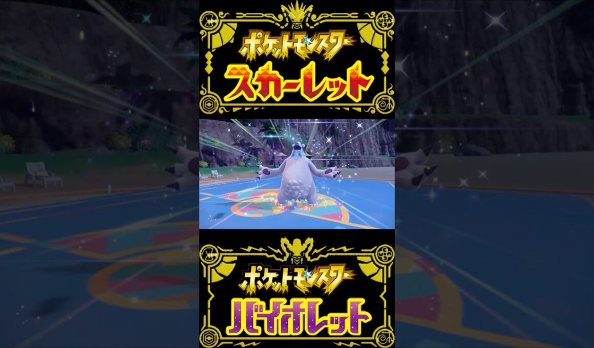 【ポケモンSV】ラブボ入り色違いクマシュン/ツンベアー #shorts #ポケモン
