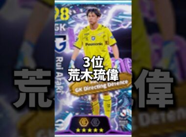 【最新】5/28登場Jリーグショータイムガチャ当たりランキング!!ブースター持ち8選手　#shorts  #efootball #イーフト #イーフットボール #イーフトアプリ2026