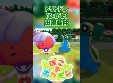 【ぽこあポケモン】トリトドン(ひがし)の出現条件を徹底解説！#shorts
