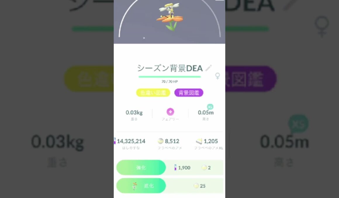 【ポケモンGO】フラベベのコミュデイの結果はどうだった？　☆TL50以上解放まで残り30日