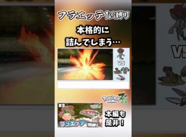 フラエッテ1匹縛りで挑むも○○で完全に詰む…【ポケモンレジェンズZA】