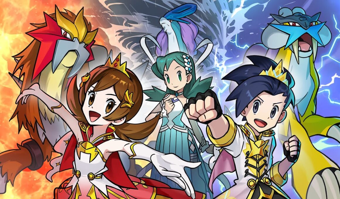【公式】『ポケモンマスターズ EX』に「ヒビキ（チャンピオン）＆ライコウ」と「コトネ（チャンピオン）＆エンテイ」が登場！