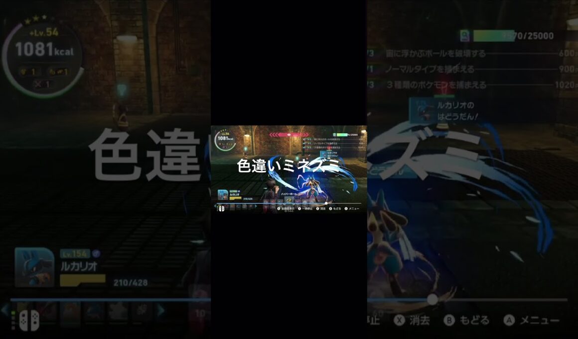 Pokémon LEGENDS Z-A　色違いミネズミ出現！ #ポケモン #pokémon
