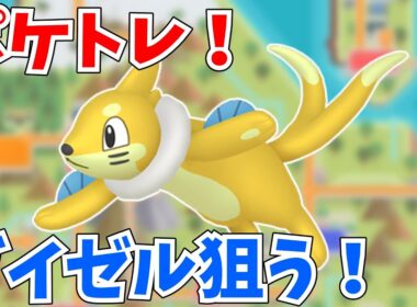 【朝活】初見さんにも挨拶したい！ポケトレでブイゼルの色違いを粘るよ！（ポケモン色違い）#ポケモンbdsp #ポケモンsv #ポケモン #ゲーム実況 #shorts