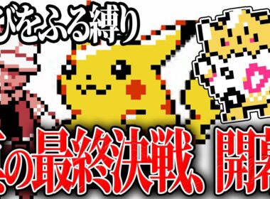 【ゆびをふる縛り】レッド戦！最強の男がトゲピーの前に立ちふさがる【ポケモンクリスタル】