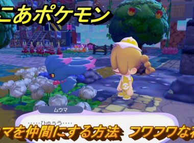 ぽこあポケモン　ムウマを仲間にする方法　フワフワな花畑　＃１６６　【ぽこポケ】