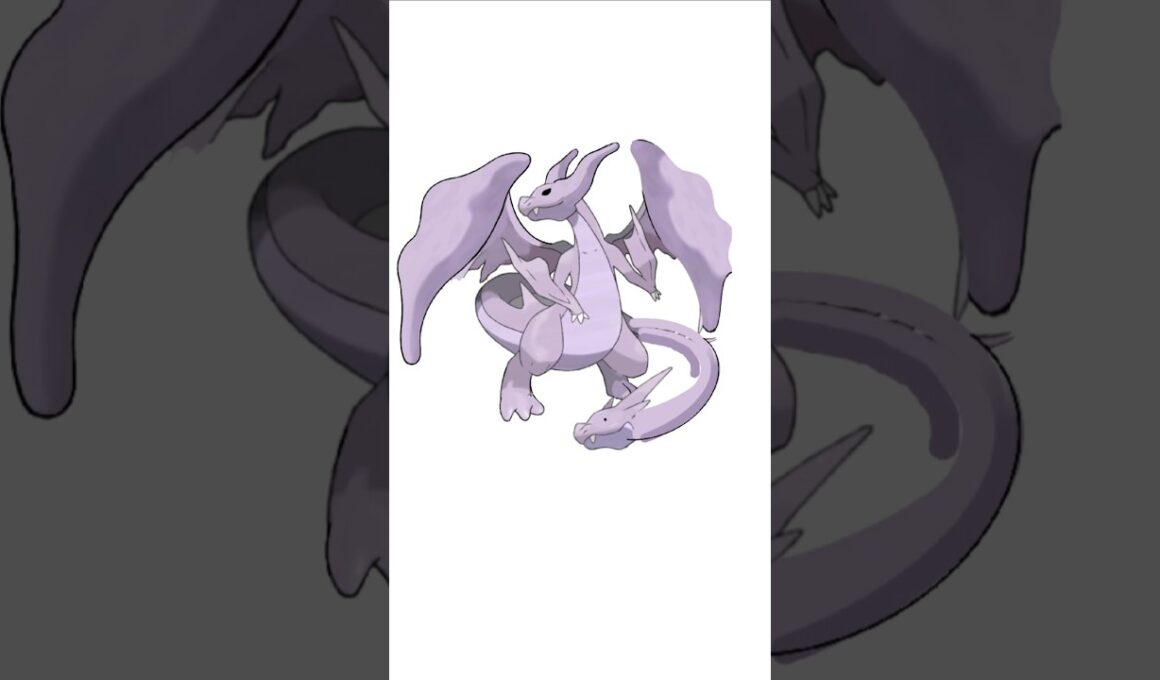 メガリザードンY＋メタモン。粘体竜　#ポケモンフュージョン #メガリザードン #色違いポケモン #伝説のポケモン #改造ポケモン