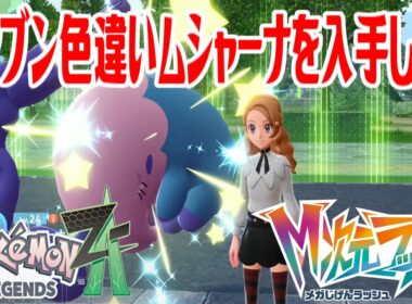 【ポケモンZ-A】オヤブン色違いムシャーナを入手しよう 進化入手【Pokémon LEGENDS Z-A M次元ラッシュ】