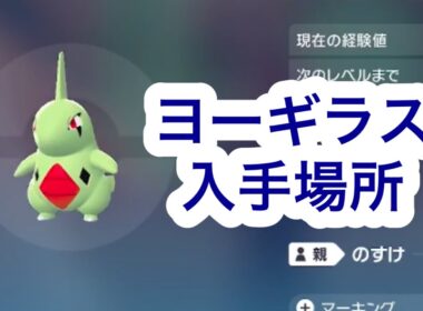 【ポケモンZA】ヨーギラス入手場所