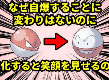 なぜビリリダマは、自爆する運命が変わらないのに進化してマルマインになると笑顔になるのか