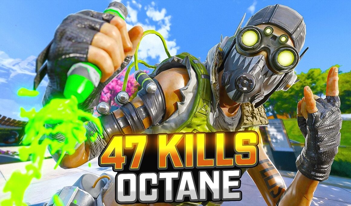 INSANE Octane 47 KILLS and 9K Damage Apex Legends