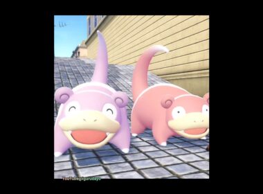 ヤドン達の色違い比較✨Slowpoke family Shiny　#ポケモンza #pokemonlegendsza #pokémon