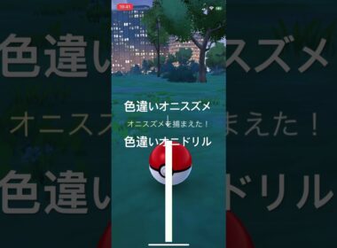 ポケモンGO 色違いオニスズメ出現！色違いオニドリルへ進化！ #ポケモンgo #ポケモン #pokémon #pokemongo