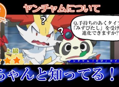 【図鑑説明が超絶かわいい♡】ヤンチャム「だけ」のクイズ集！？ヤンチャムクイズ第1弾！