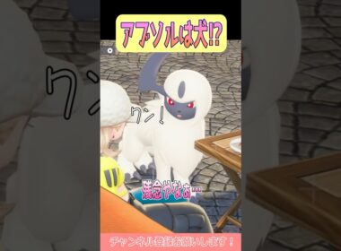 【ポケモンZA】モーションが犬すぎて可愛い…！ #shorts #ポケモンレジェンズ #ポケモンレジェンズza #ポケモン #アブソル