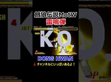 【餓狼MotW】【雷鳴弾】キム・ドンファン