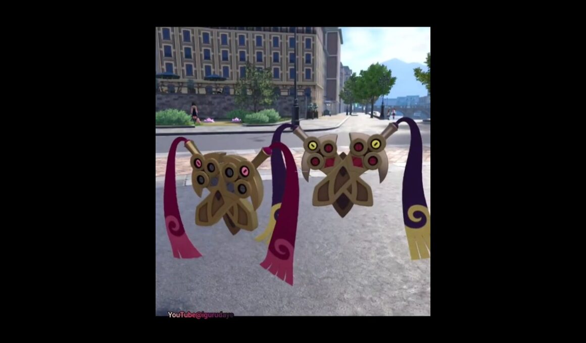 ヒトツキ達の色違い比較✨Honedge  shiny  #ポケモンza #pokemonlegendsza #pokemon