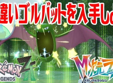 【ポケモンZ-A】色違いゴルバットを入手しよう 進化入手【Pokémon LEGENDS Z-A M次元ラッシュ】