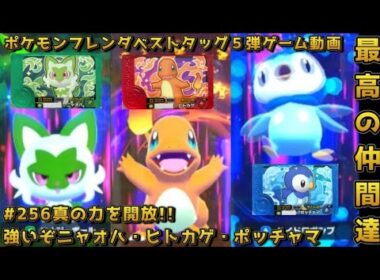 #256真の力を開放!!強いぞニャオハ・ヒトカゲ・ポッチャマ【#ポケモンフレンダ(#pokemonfrienda)ベストタッグ5弾】
