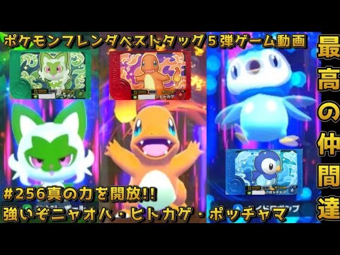 #256真の力を開放!!強いぞニャオハ・ヒトカゲ・ポッチャマ【#ポケモンフレンダ(#pokemonfrienda)ベストタッグ5弾】