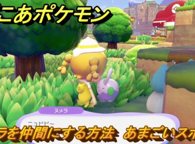 ぽこあポケモン　ヌメラを仲間にする方法　あまごいスポット　＃７３　【ぽこポケ】
