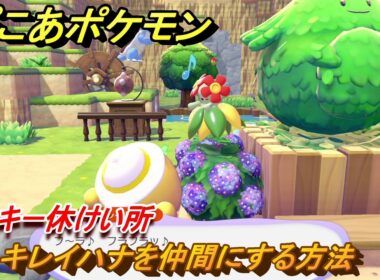 ぽこあポケモン　キレイハナを仲間にする方法　ラッキー休けい所　＃３３３　【ぽこポケ】