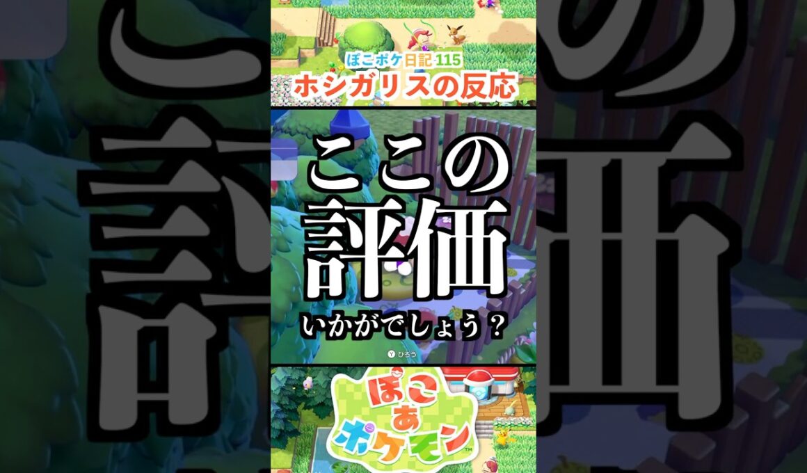 【ぽこあポケモン】ホシガリスがほしがる物は？