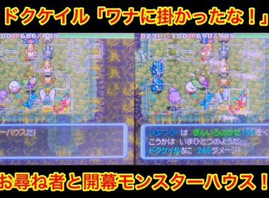 【ポケモンダンジョン時】 お尋ね者ドクケイルと開幕モンスターハウス！