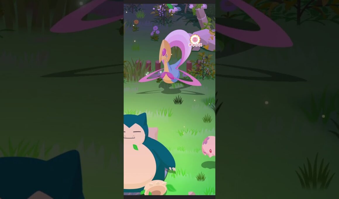 チャンス来た!!!クレセリア【ポケモンスリープ/Pokemonsleep】#Shorts #ポケットモンスター #ポケモンスリープ #寝起き