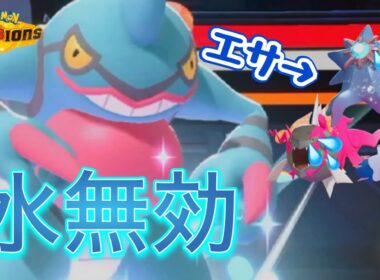 水技で回復！？襷ドクロッグで相手２体は持っていけます【ポケモンチャンピオンズ】