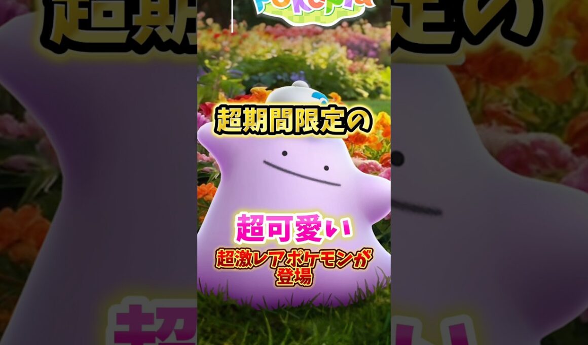 【注意】⚠️激レア期間限定⚠️今しか狙えない...絶対に急げ！最強に可愛過ぎて激レアすぎるメタモンが登場！ぽこ　あポケモンコラボが開催【ポケモンGO】#ポケモンGO #島名なまし