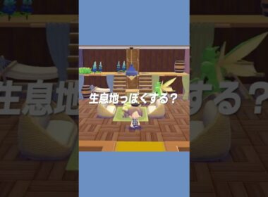 【ぽこポケ】建築キットの内装にヘラクロスとストライクの生息地を作る！【ぽこあポケモン】