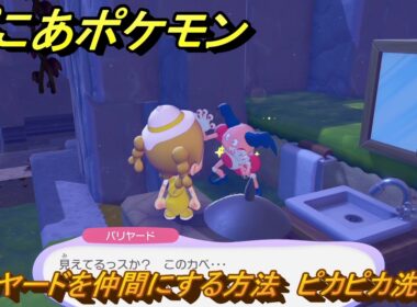 ぽこあポケモン　バリヤードを仲間にする方法　ピカピカ洗面所　＃３１９　【ぽこポケ】