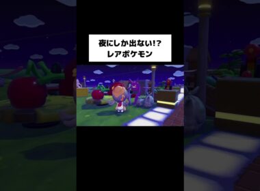 【ぽこあポケモン】夜にしか出ない！？レアポケモン クロバット 出現