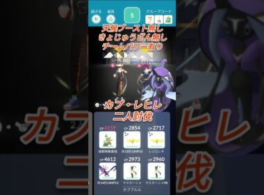 【ポケモンGO】カプ・レヒレ二人討伐してみた