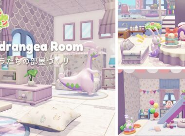 ぽこあポケモン｜ヌメラたちの紫陽花の家｜部屋づくり🧸｜Pokopia