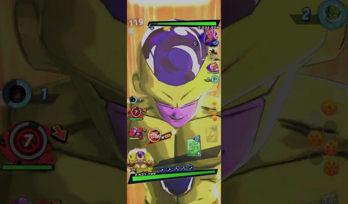 完凸したゴールデンフリーザの特殊4連発 #ドラゴンボールレジェンズ #dragonballlegends
