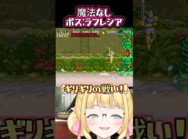 魔法取れないバグ⁉️ラフレシアにガチで挑む‼️【アクトレイザー】