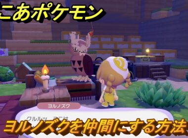 ぽこあポケモン　ヨルノズクを仲間にする方法　やさしい光でおやすみ　＃３５６　【ぽこポケ】