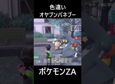 色違いオヤブンバネブー ポケモンレジェンズZA M次元ラッシュ Pokémon LEGENDS Z-A Mega Dimension #shorts #ポケモン #ポケモンza