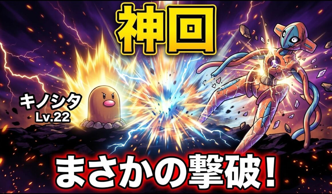 【奇跡】ディグダによるデオキシス破壊の瞬間｜色厳選ライブ切り抜き