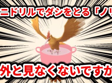 まだ初代ポケモンオニドリルの鶏ガラでダシをとるノリが意外と存在しないことについて解説