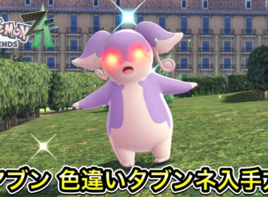 【ポケモンZA】オヤブンの色違いタブンネ入手方法！