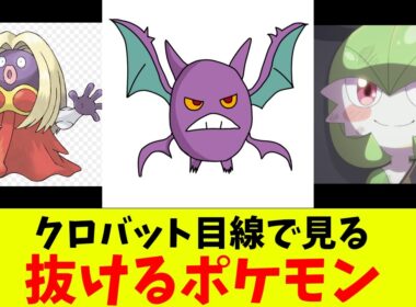 クロバット目線で見る抜けるポケモン