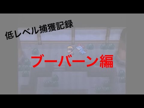 【低レベル捕獲記録】No0467 ブーバーン編