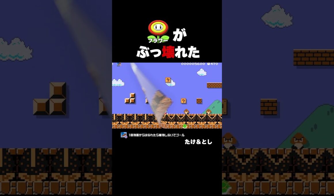 ファイヤーフラワーがぶっ壊れたwww【ふたりでマリオメーカー2】